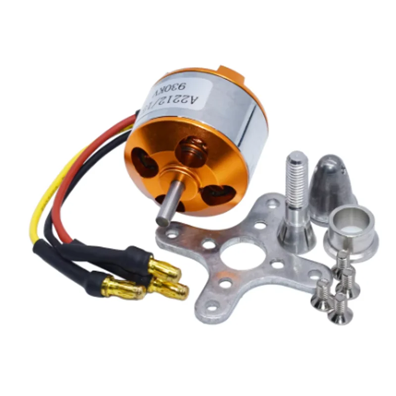 1pcs A2212 Brushless Motor 930KV 1000/1400/1800/2200/2450/2700KV For RC Aircraft Plane Multi-copter Brushless Outrunner Motor