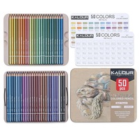 50 Colors Drawing Sketching Set Metallic Colored Pencils  Coloring Colour Pencils Brutfuner Profession Art Supplies For Artist