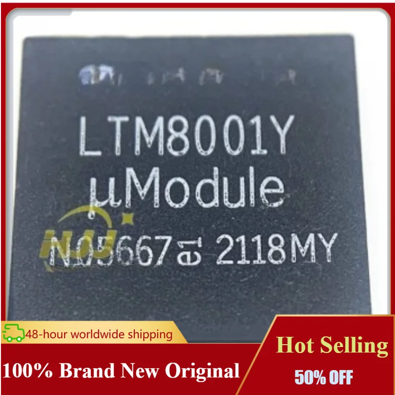 1PCS LTM8001EY#PBF LTM8001IY LTM8001Y BGA-121 DC/DC Power Module Original Chip Hot Seller