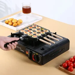 16Holes Octopus Balls Maker Non-Stick Takoyaki Baking Pan Octopu Maruko Mold Grill Plate Household Takoyaki Machine Kitchen Tool