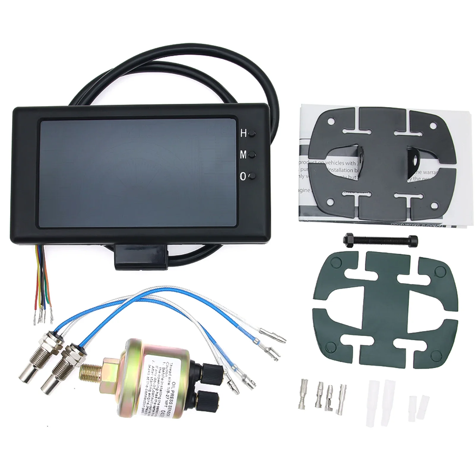 6 in 1 Car LCD Digital Gauge Tachometer Oil Pressure Voltage Water Temperature Oil Temperature 0~8000 RPM Meter Diesel Engine view 4