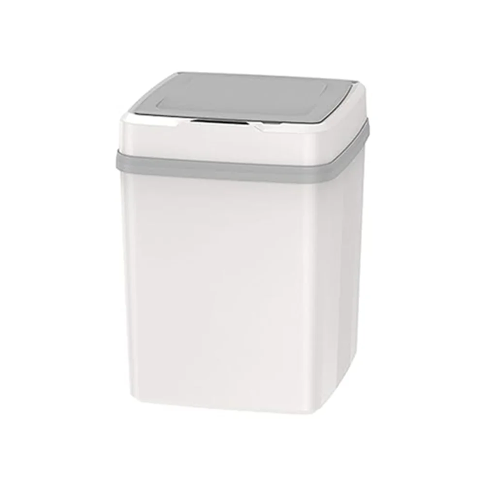 Hot Kitchen Trash Bin 12L Bathroom Touch Trash Can In The Toilet Smart Garbage Bucket Waste Bins Dustbin Smart Trash Can Kitchen