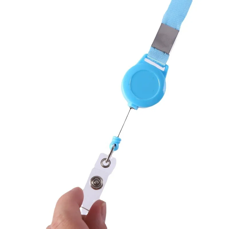

Retractable Lanyard Badge Holder Multifunctional Name Tag Keychain Office ID Card Cellphone Hanging Rope