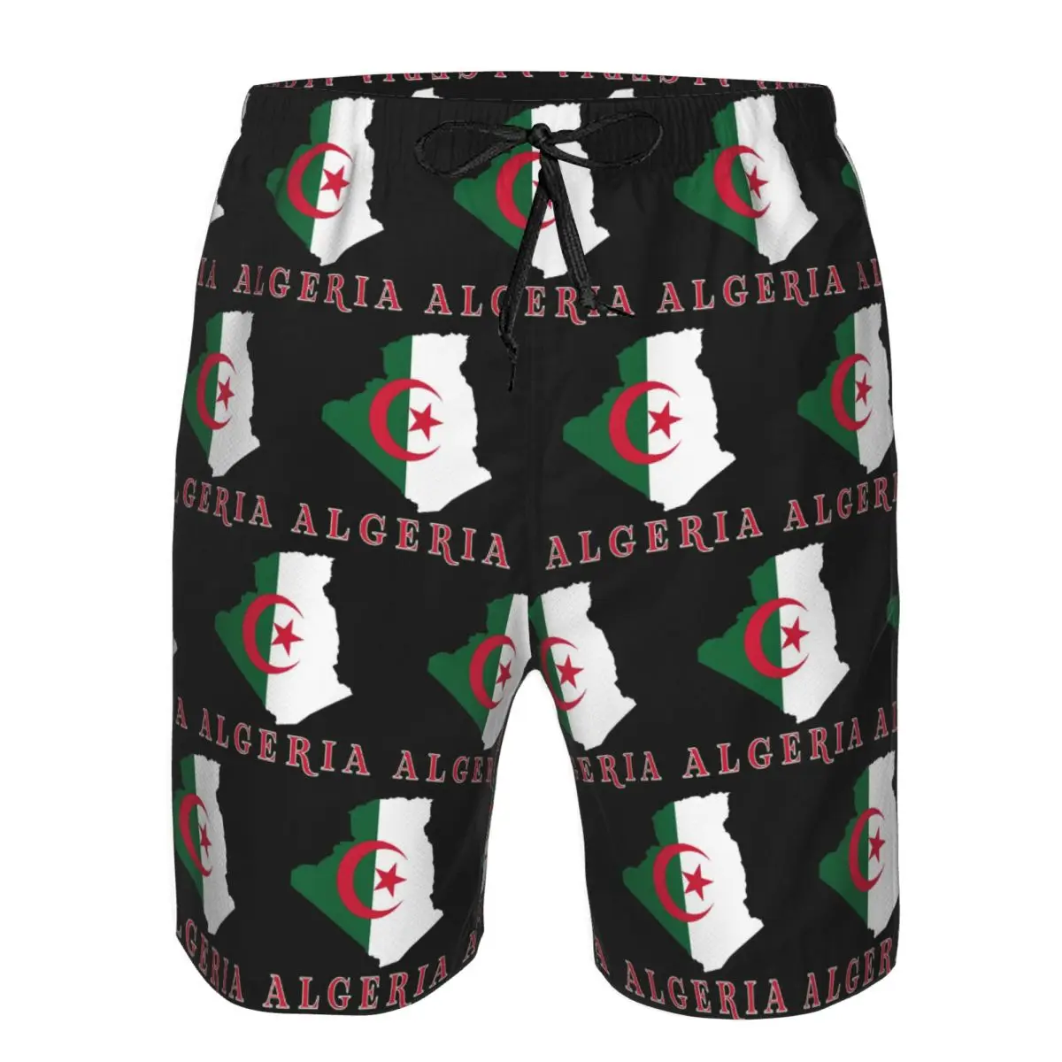 Algerian Flag Of Algeria Trunks Beach Board Shorts Casual Quick Dry Swimming Summer Men Pants