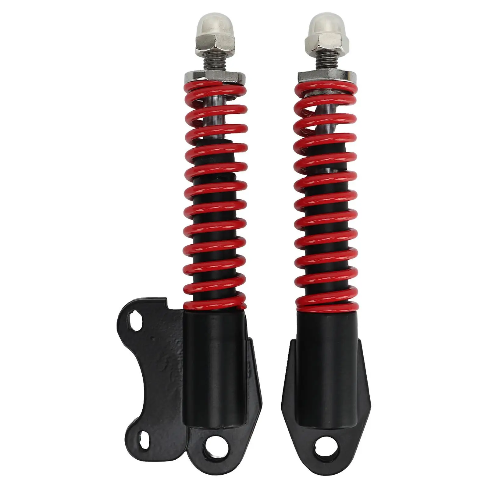 

Stainless Steel Front Fork Shock Damper for 8 /10 Inch Electric Scooters - Black & Red, Safe & Stable