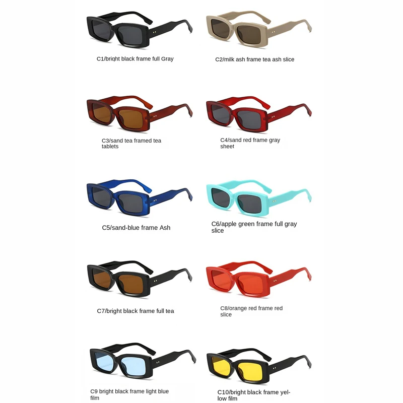 الكلاسيكية مربع النظارات الشمسية النساء الرجال Vintage العلامة التجارية الفاخرة ظلال الصيد القيادة نظارات شمسية سيدة رجل UV400 نظارات واقية