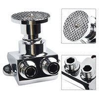 Foot Pedal Valve Copper Floor Foot Pedal Control Switch Tap Valve Faucet Basin Single Cold Water For Toilet Bathroom