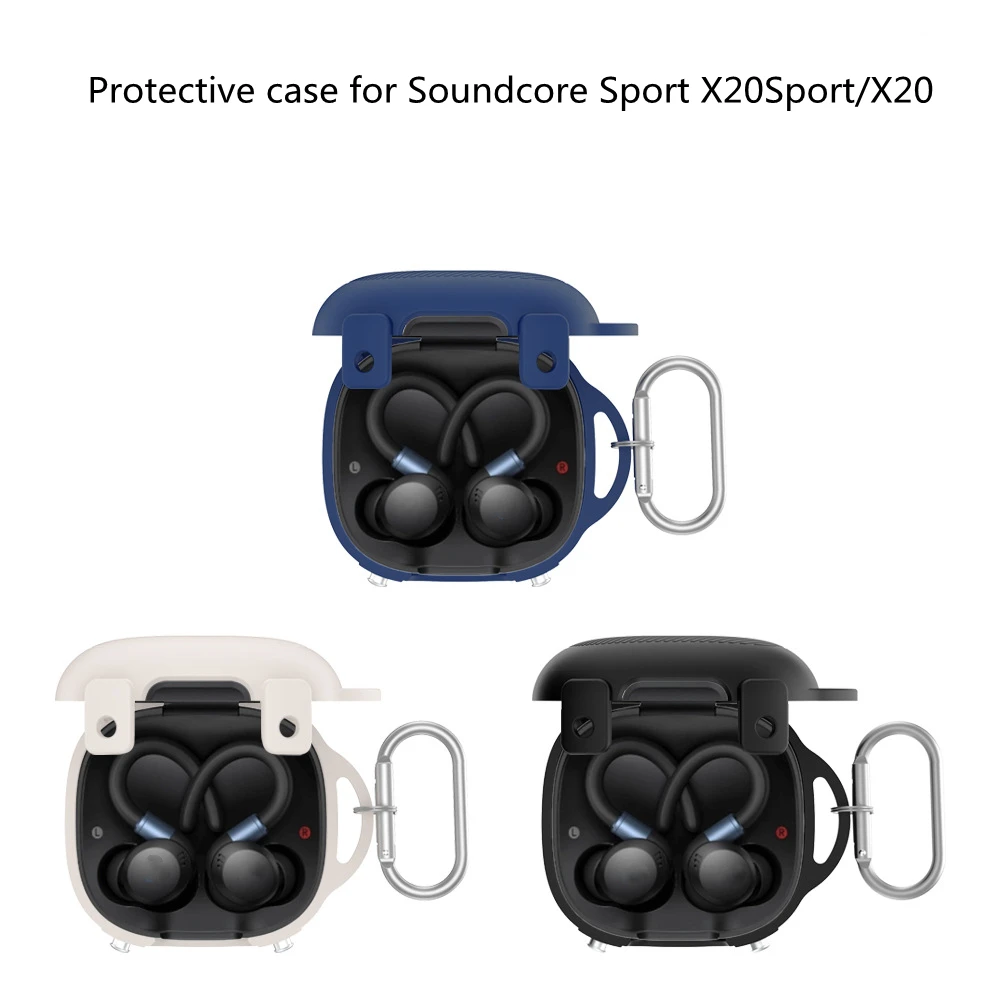 

for Soundcore Sport X20 Sport/X20 Silicone Earphone Case Drop-proof and Dust-proof Headphone Case