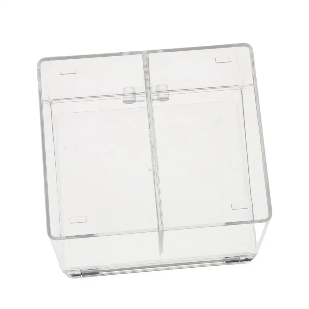 Desktop Organizer Lomo Cards Storage Box Cards Collection Transparent Idol Cards Protector Acrylic Large Capacity Card Organizer