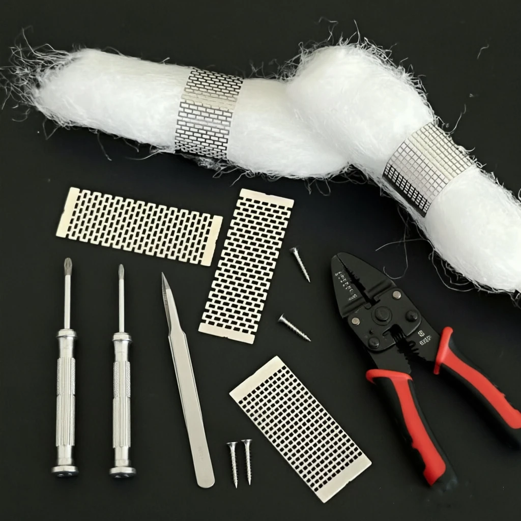 Metal Tools Resistance Kit Pack 0.13,0.17,0.19,0.2ohm Accessary with 16x6.8 18x6.2mm Multi Size for Home Electronic Repair Part