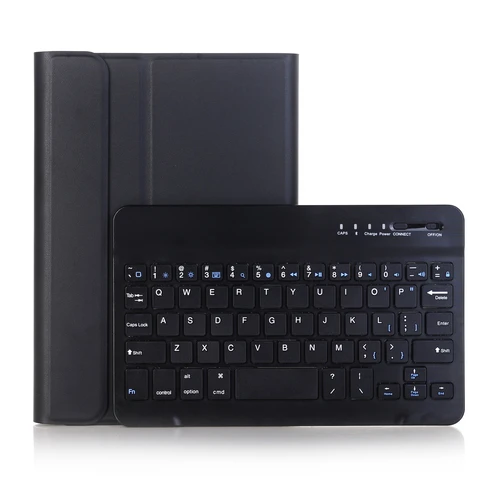 Funda con teclado para Samsung Galaxy Tab A 8,0 pulgadas 2019 SM-T290/T295 Funda de cuero con teclado desmontable para Galaxy Tab A T290 T295