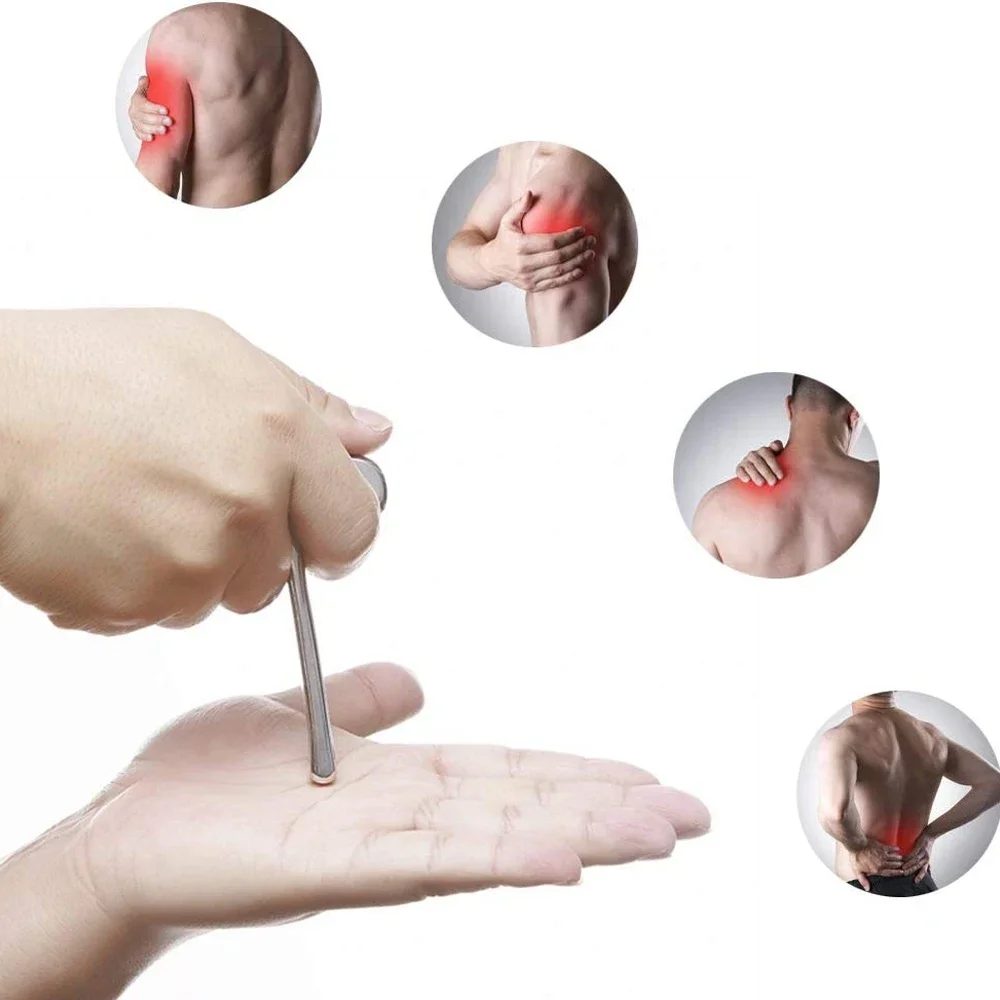 RVS Trigger Point Massage Tool - Deep Tissue Massage - Reflexologie Acupressuur Massage Tools voor Myofasciale Release