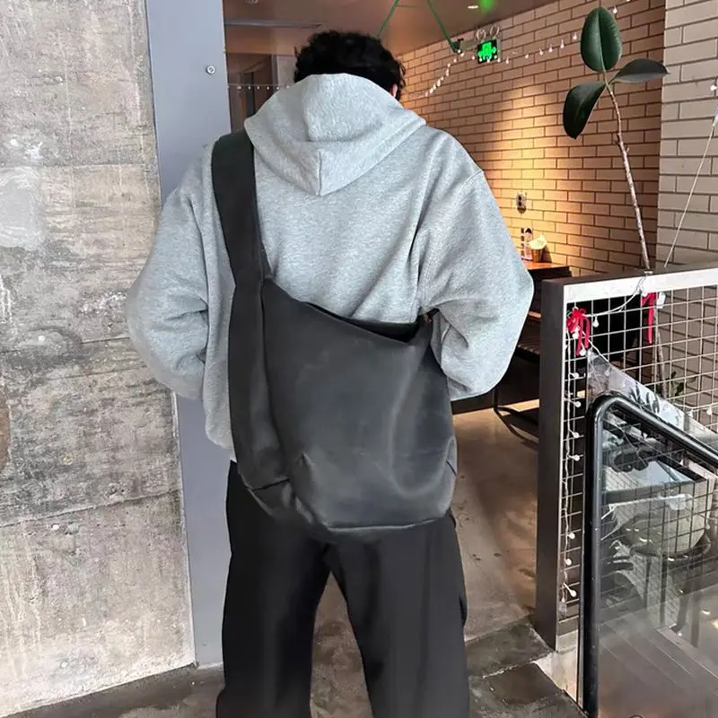 ZZZ ريترو إنس حقيبة عادية حقيبة كروسبودي سعة كبيرة الكتف الراحة غسلها مرقش Crossbody مطوي الجلود تجول