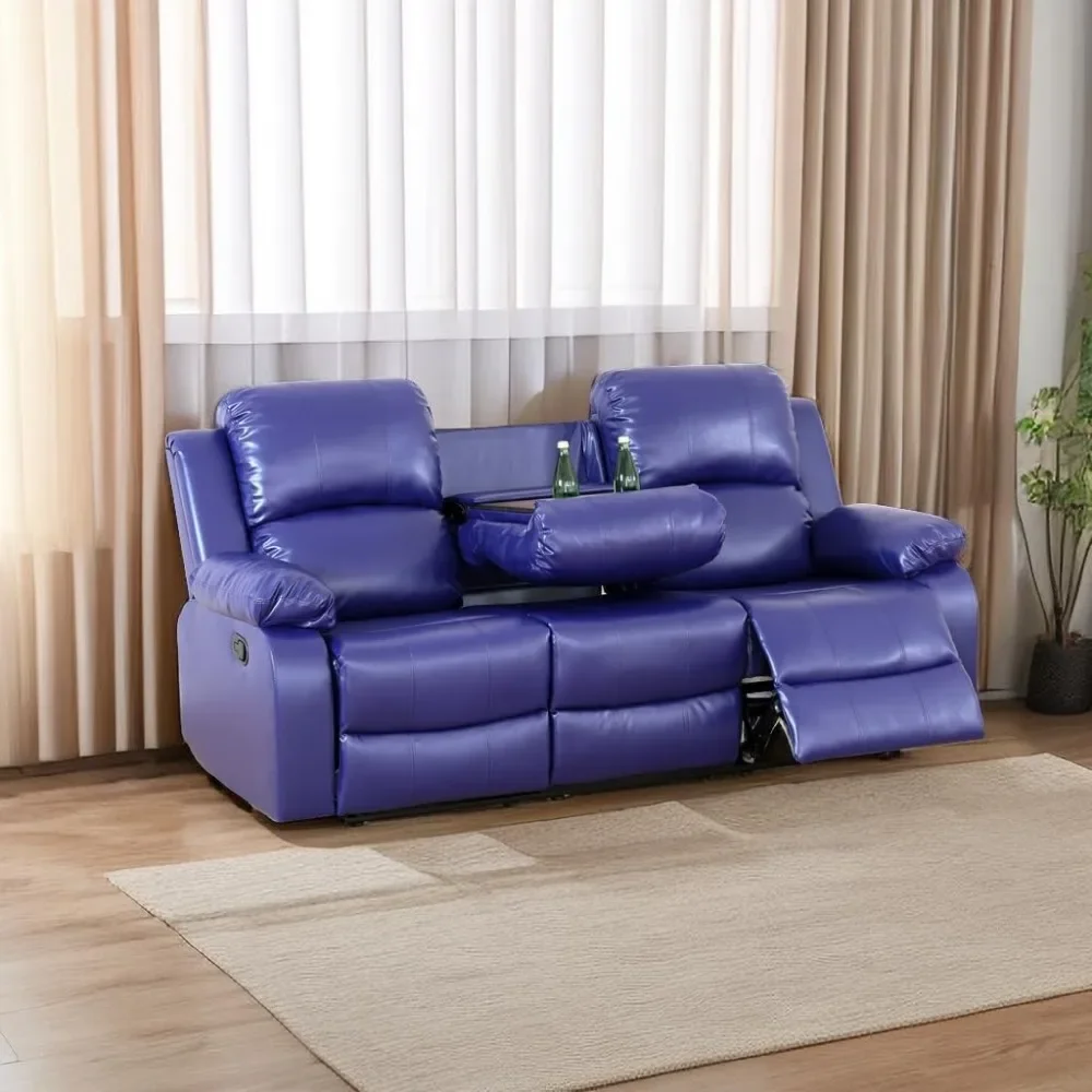 

A Ainehome Living Room Furniture Set Leather Recliner Sofa Set Loveseat Chair Furniture Sofa Set for Living Room/Small Space