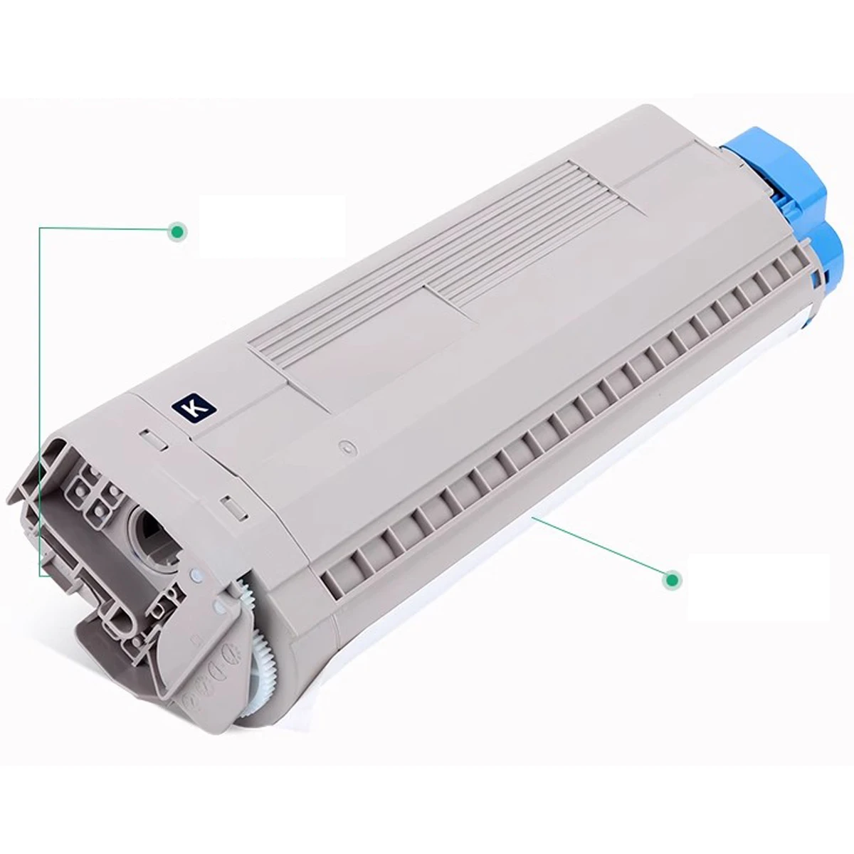 

1PCS 10K Toner Cartridge Full Compatible for OKI C824 C824N C834NW C834DNW C835DNWT C844DNW 4PCS Printer Cartridge