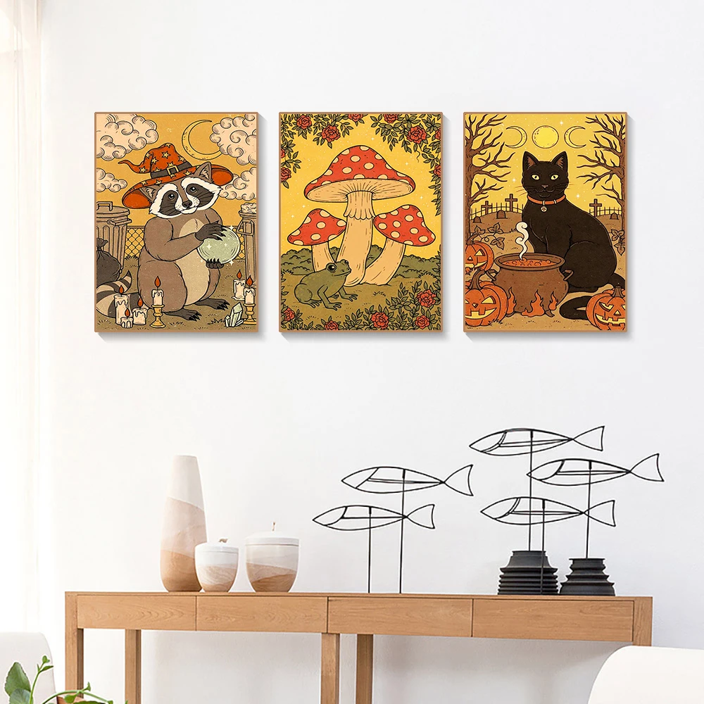 Tarocchi gatto 5D pittura diamante carino procione diamante pieno punto croce cartone animato animale ricamo mosaico arte decorazione della casa