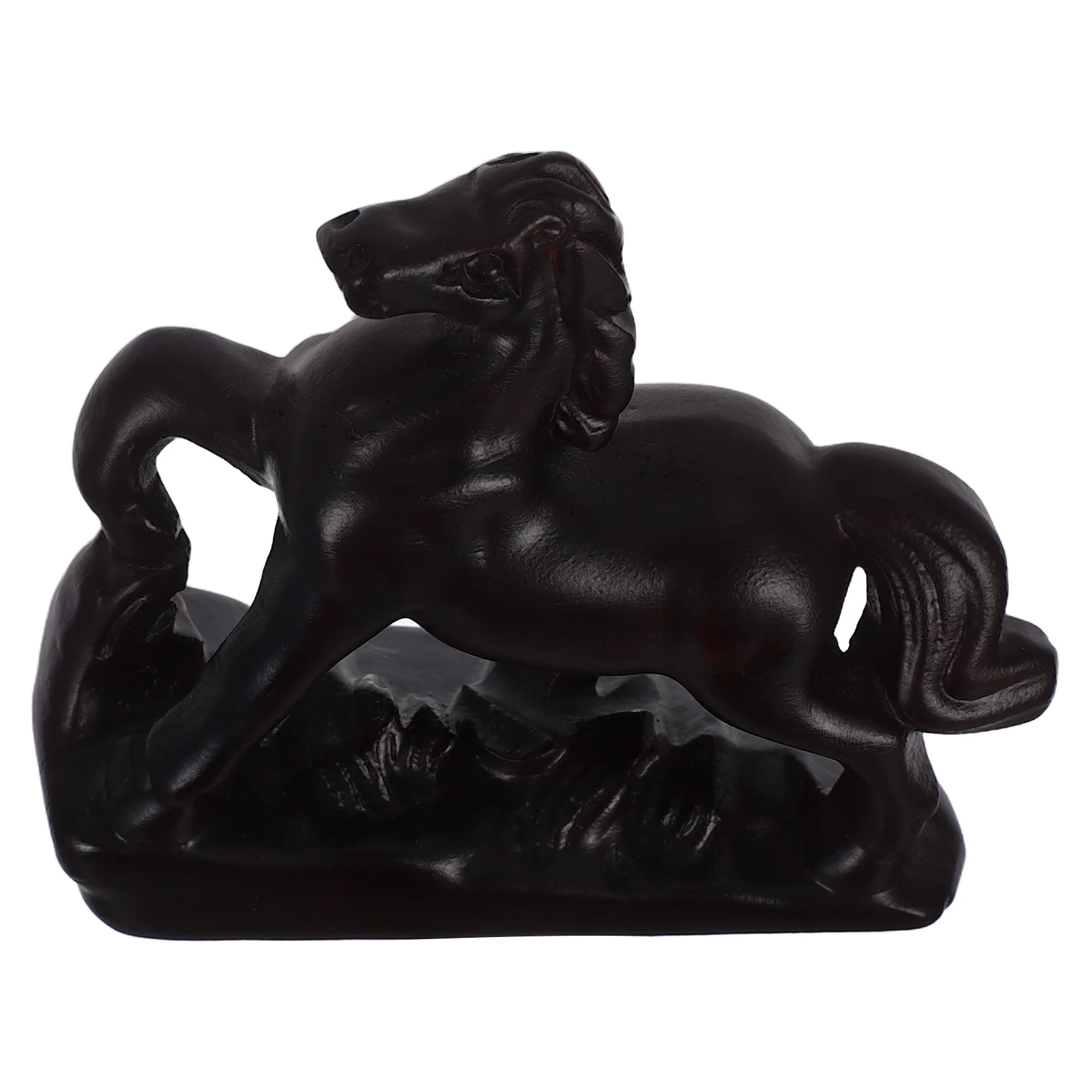 

Horse Ornaments Decor for Home Decorative Wood Decoration Sculpture Figurine