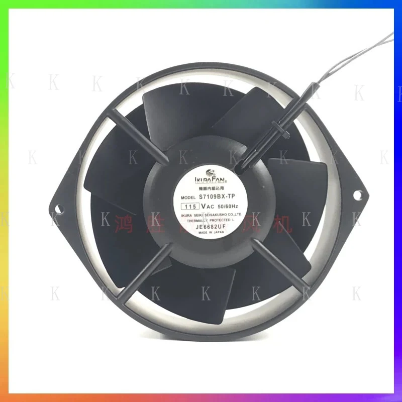 C  FOR 1PCS IKURA FAN S7109BX-TP 17255 AC115V 17.2CM Metal Cooling Fan