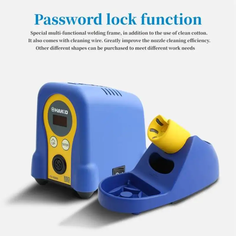 Original HAKKO FX-888D Lead Free Digital Soldering Stations Adjustable Temperature Solder Tool ESD Safe PCB Professional Repair