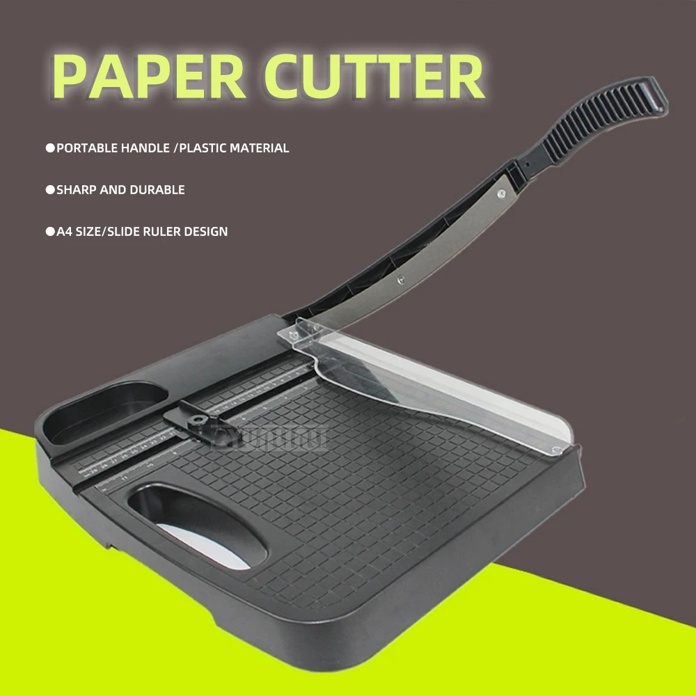 Cortador de papel manual 300x300mm Máquina de corte de papel A4 para escritório