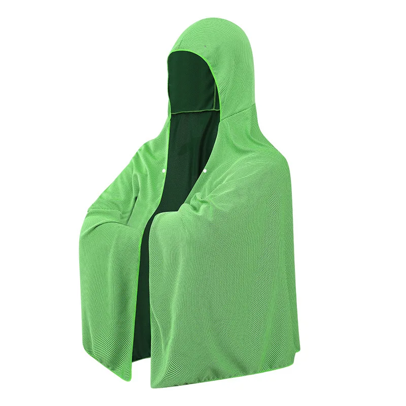Groot strandlaken met capuchon sneldrogend uv-bescherming cape_voghion.com