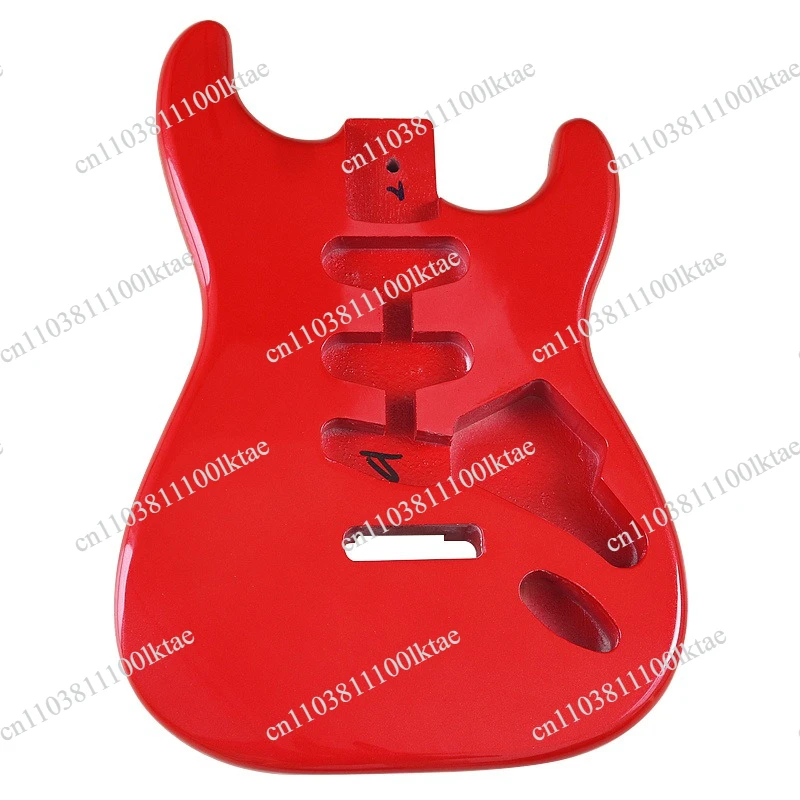Suitable for ST3 Electric Guitar Body with Shielding Paint DIY Accessories Color  Alder Single Single Pickup