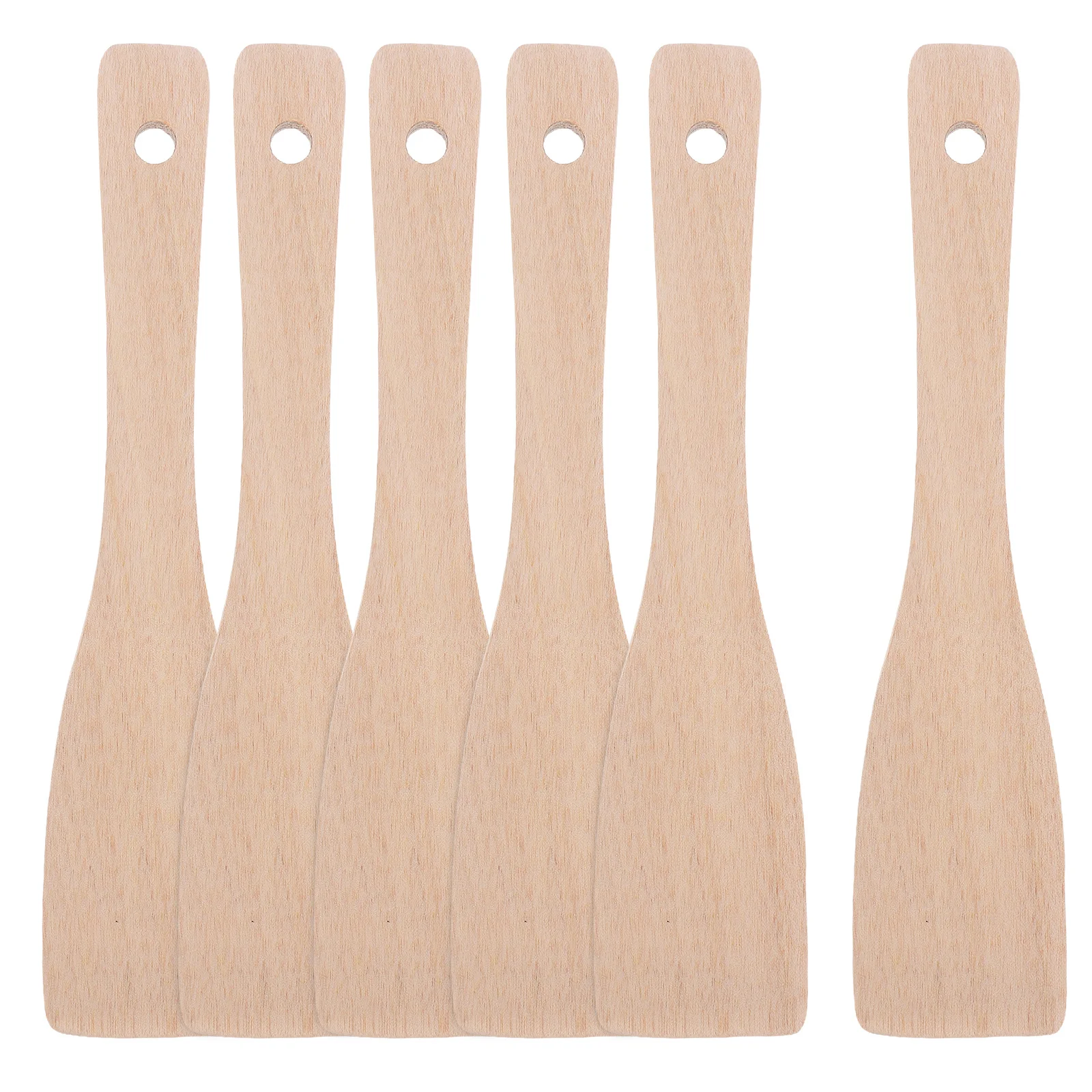 

Wooden Kitchen Spatula 6pcs Set for Cooking Baking Grill Burger Pizza Cream Butter Scraper Reusable Utensil