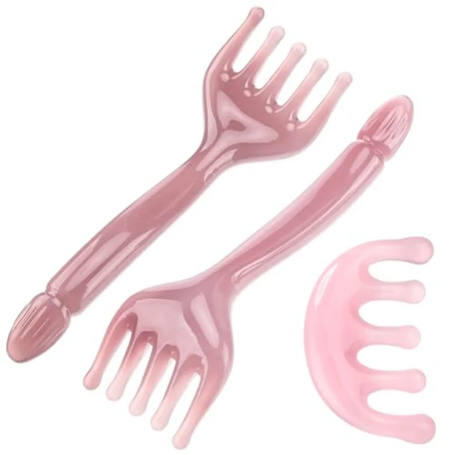 

3 Pack Head Massager Scalp Comb Resin Scalp Stress Relax Tool for Christmas, Birthday, Mother's Day, Father's Day