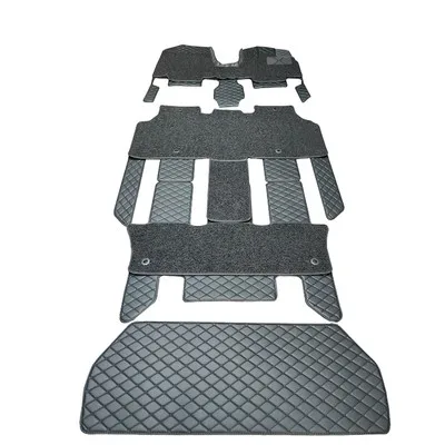 Custom full set car floor mats for Right Drive Honda Step WGN Stepwgn RG 2021-2005 7 8 seats waterproof double layers carpets