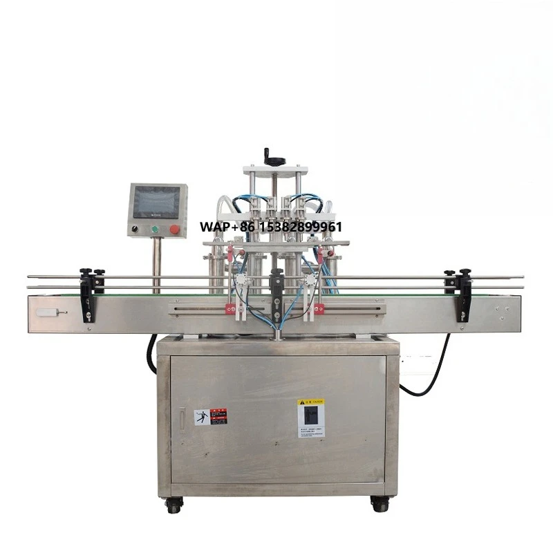 Small Scale Oil Bottle Filling Stainless Automatic 2.5 Ml Oil Filler Gear Pump Liquid Servo Filling Machine