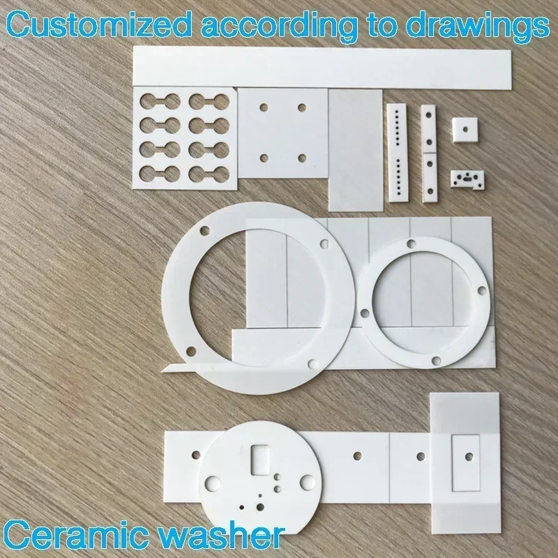 M2 M3,5 M4 M5,5 M6,3 Keramikscheiben-Abstandshalter, hochtemperaturbeständiger Dichtungsring, isolierender Keramikrohr-O-Ring