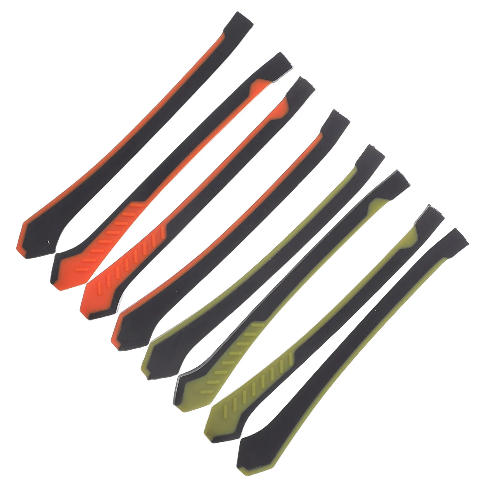 

4Pairs Glasses Arm Replacement Soft Rubber Legs Anti Slip Temple Tips for Eyewear Eyeglass Leg Protectors