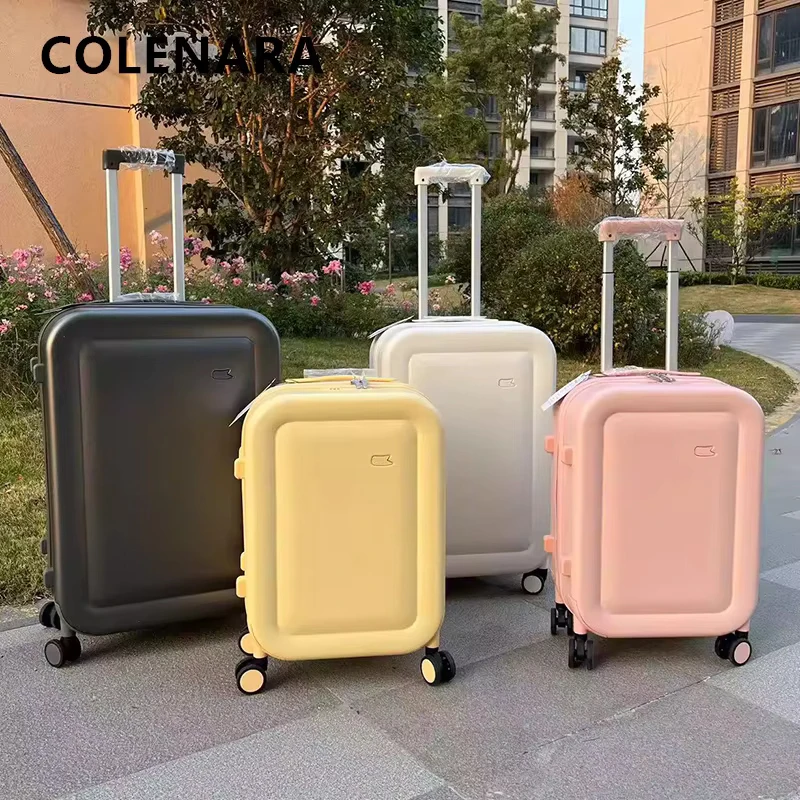 COLENARA Women's Suitcase ABS+PC Boarding Case 20