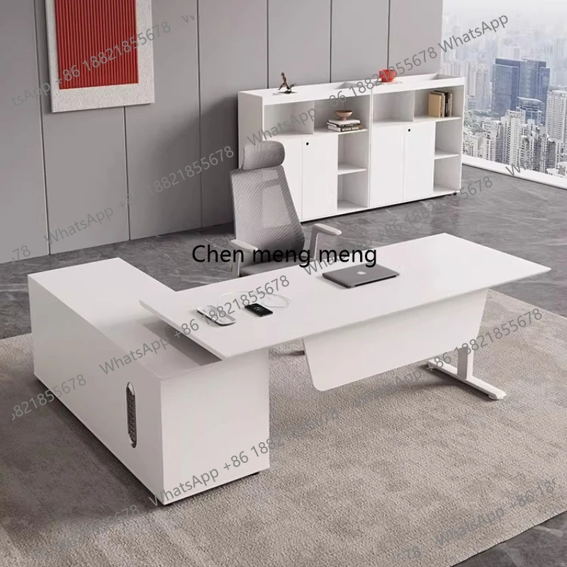 

Modern simple electric lifting table boss table Computer desk office desks and workstations office table pliante Room desks