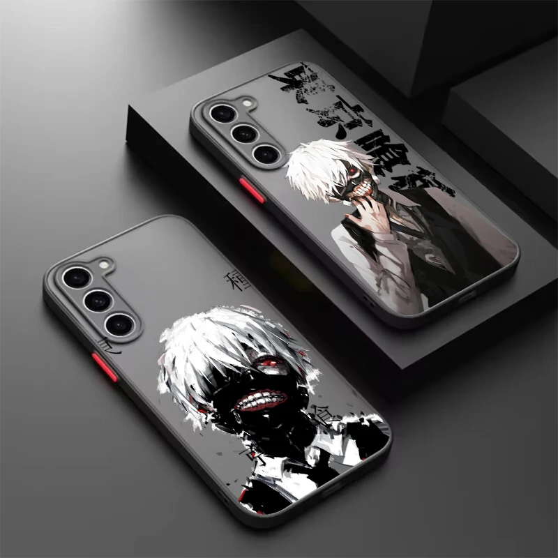 G-ghoul Monster Warm Blood Frosted Translucent For Samsung Note 20 A35 A03 A54 A31 A22 A34 A14 A24 A04 A55 5G Back Phone Case