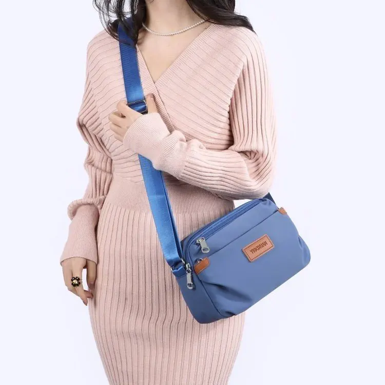 

Новая роскошная нейлоновая сумка-кроссбоди 2026 года для женщин, вместительная дорожная сумка через плечо с несколькими отделениями, портативная повседневная сумка