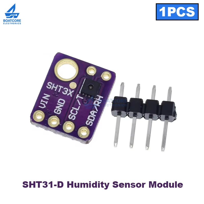 1 Buah Modul Sensor Kelembaban Suhu SHT31-D SHT31 IIC I2C Breakout Cuaca 3V 5V UNTUK Arduino