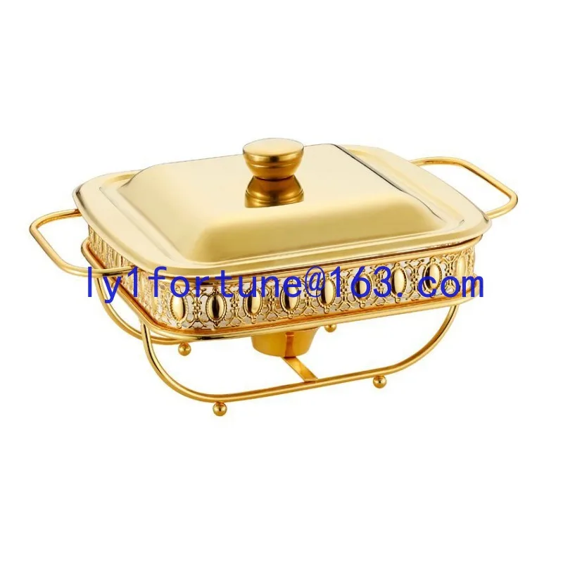 Commercial heat-resistant glass alcohol stove buffet Buffy stove food insulation heating constant temperature tableware