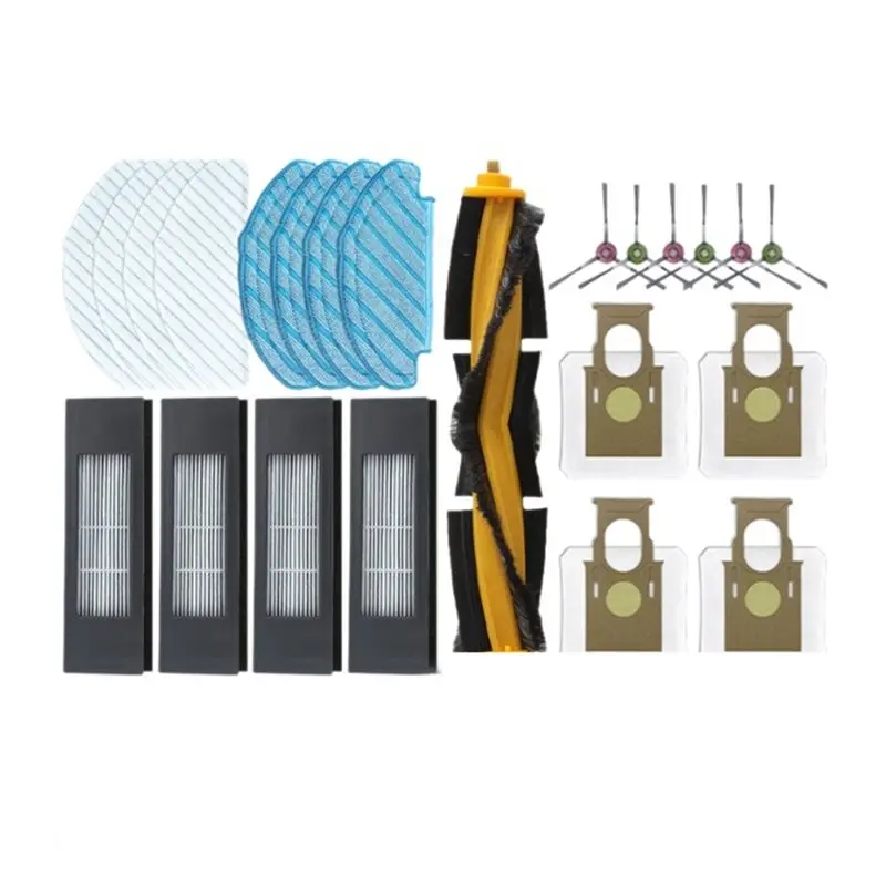 ABBK-Main Vacuum Brush For Ecovacs Dust Filter For Ecovacs Main Brush For Ecovacs Filter