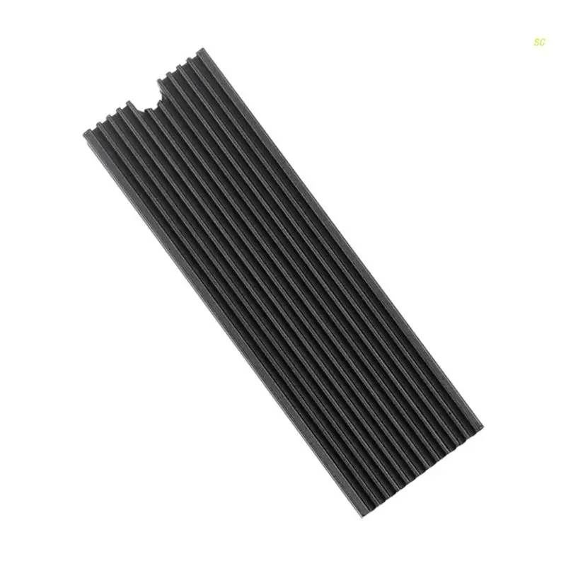 Pendingin M2 Heatsink SSD performa tinggi untuk M2 2280 SSD NVMe Heatsink aluminium dengan peredam panas bantalan termal silikon