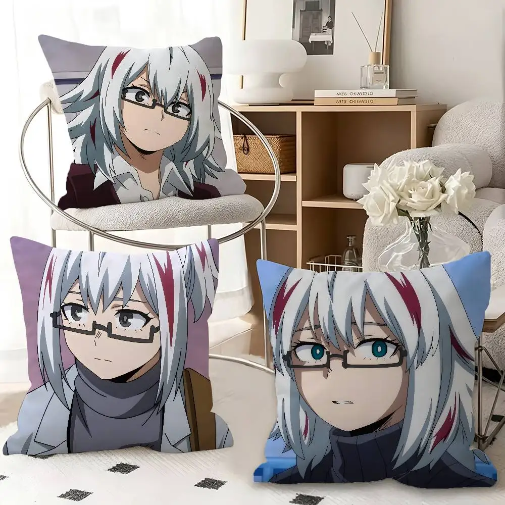 1pc Fuyumi Todoroki Anime Characters Pillow Case Fashion Square Pillowcase Bedroom Sofa Room Ins Decoration Leisure