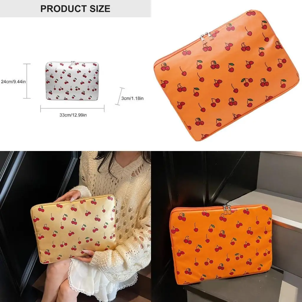 

Модная сумка для ноутбука из искусственной кожи, компактная сумка-вкладыш для компьютера, защитная сумка для ноутбука с мягкой и