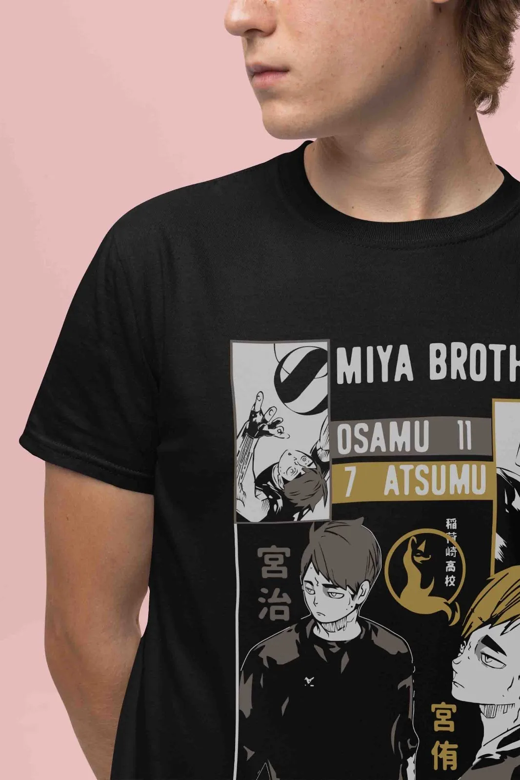 Haikyuu Shirt Shoyo Hinata Tshirt Kageyama T-Shirt Tsukki Kuroo Sport Anime Tee