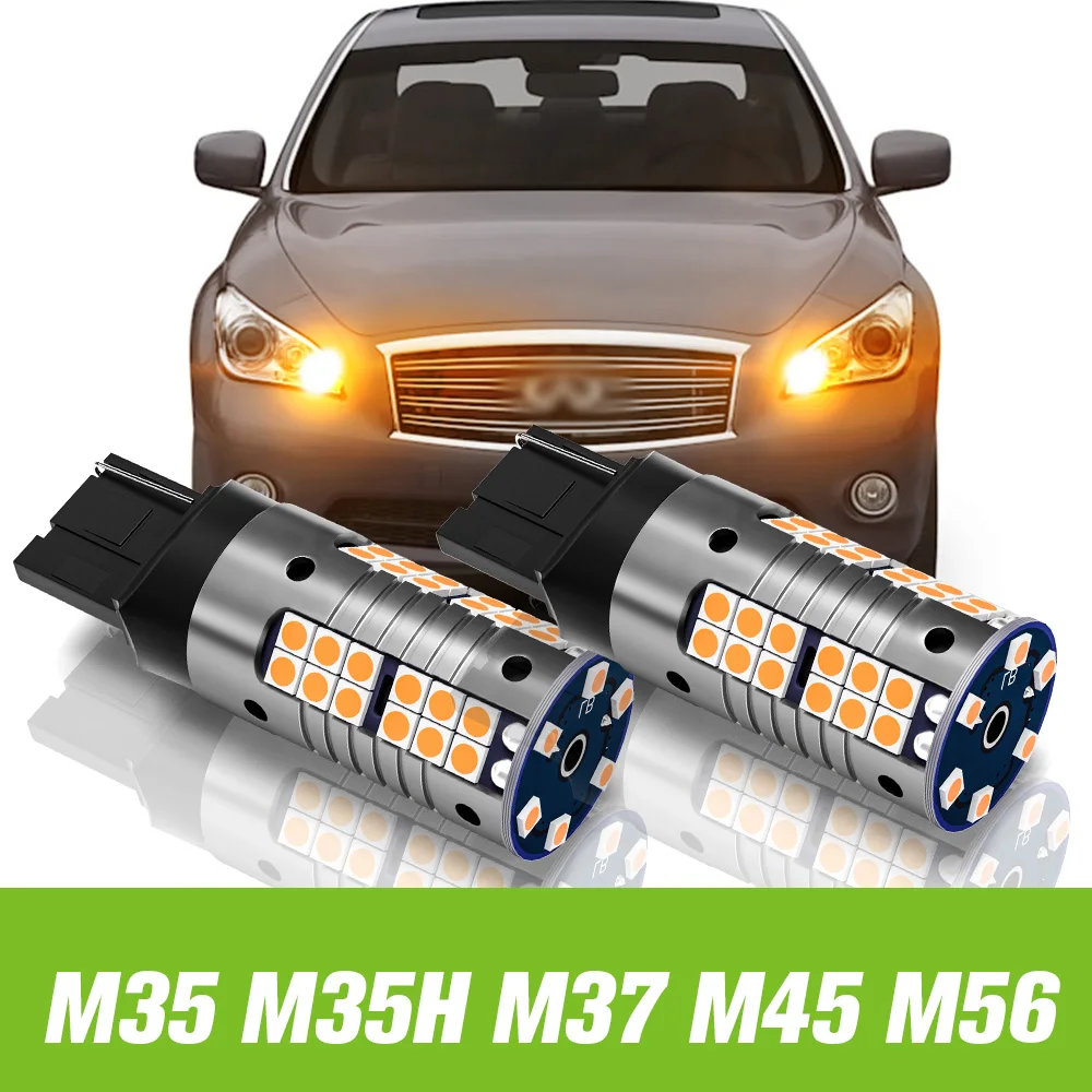 

2pcs For Infiniti M35 M35H M37 M45 M56 LED Turn Signal Light Turning Lamp 2006 2007 2008 2009 2010 2011 2012 2013 Accessories