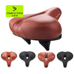 Thick Sponge Saddle for MTB Bike, Silicone Rode Bike Seat Cushion, Long Distance Soft Bicycle Saddle, Spring Shock Absorption