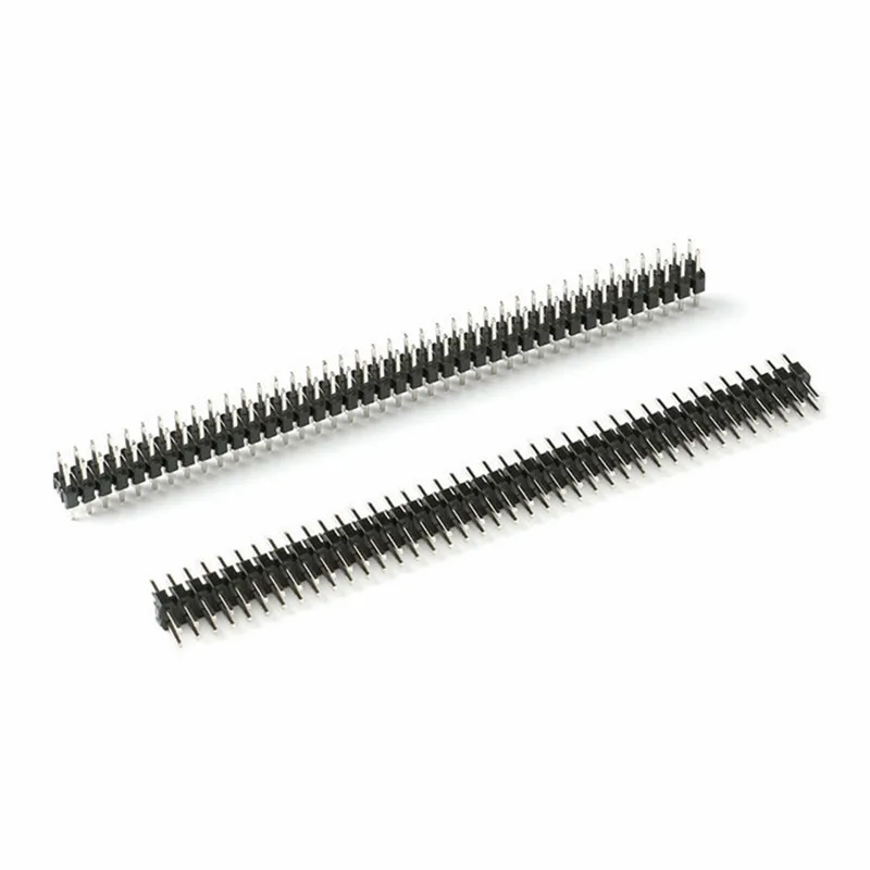 5PCS 2.54MM Spacing Male Double Row Pin Header 2.54 2X40P 2X40 Straight Pin 80P