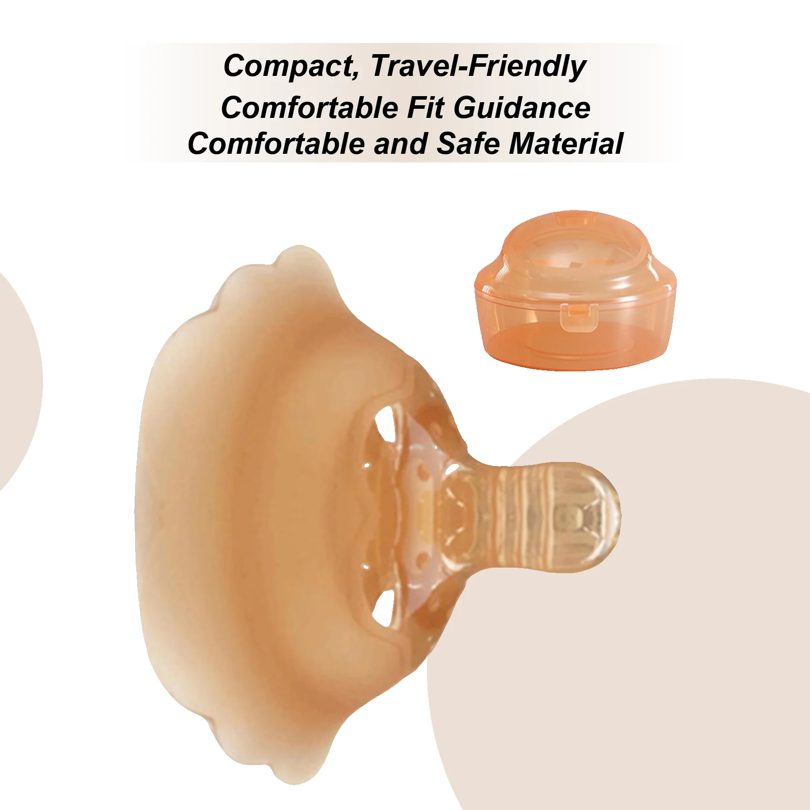 

Накладки на соски для грудного вскармливания, многоразовые защитные накладки на соски для грудного вскармливания, успокаивающий уход, предотвращающий укусы ребенка для женщин