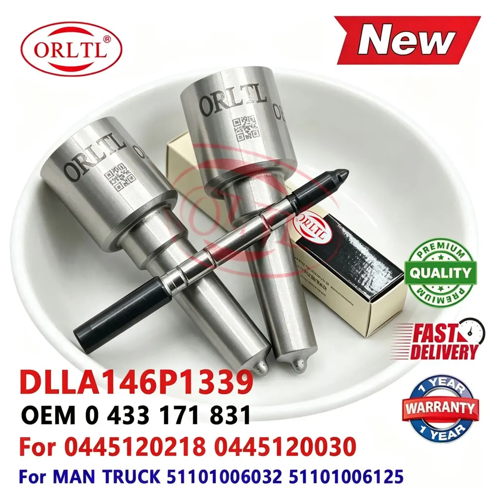 DLLA146P1339 NEW CR Injector Nozzle DLLA 146 P 1339 OEM 0433171831 Fuel For MAN 51101006125 0445120030 0445120218