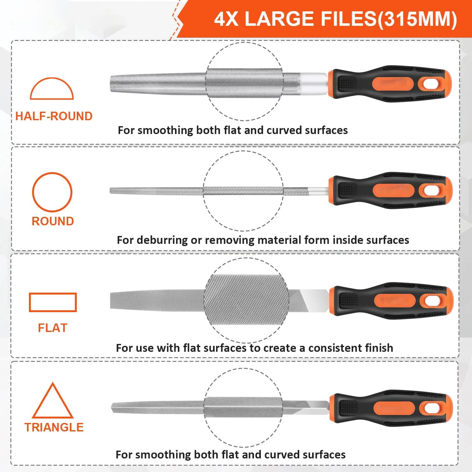 

IFIXPRO 17Pcs Metal File Set Professional Files Tools Portable Premium Metal Files with Suitcase