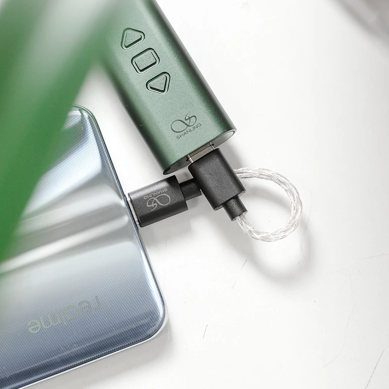 SHANLING L3 Neotech Pure Silver Audio Cable High-End Sound Transmission Type-C Lightning to Type-C for UA3 UA5 DAC iOS Android image 3